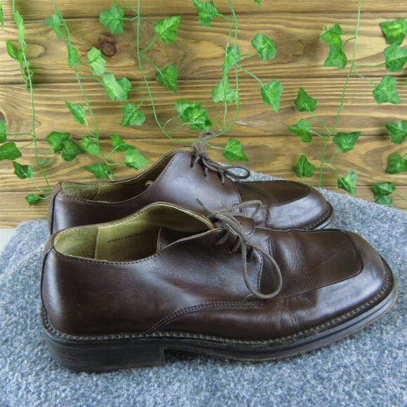 Kenneth Cole Men's New York Derby Oxfords Brown Leather Sz 7.5M Gently Used 2025 - Picture 3 of 6